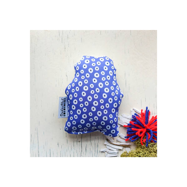 Doucou Coccinelle blue soft toy